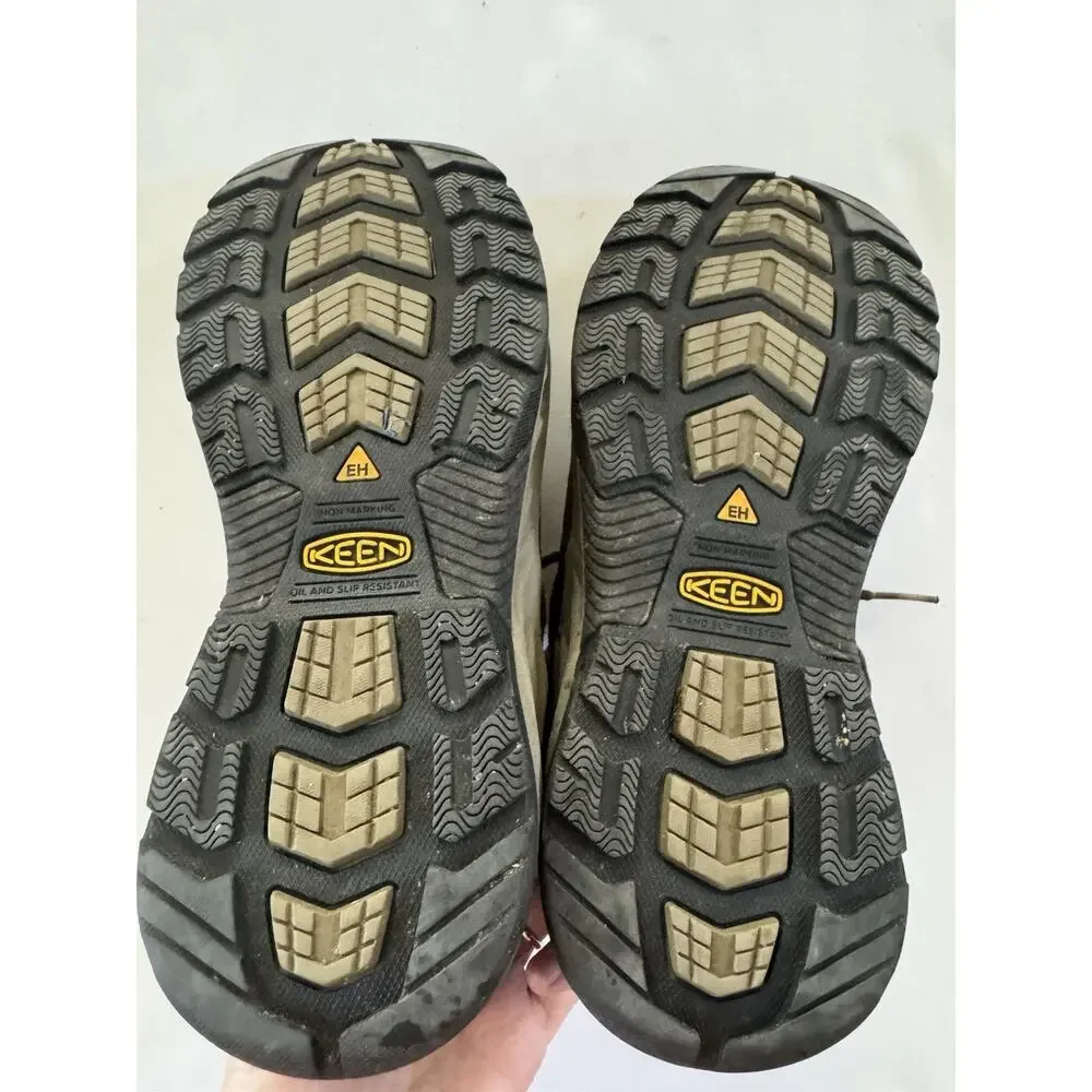 Keen Utility Flint II Soft Toe Work Shoes Mens 8 D Brown Slip Resistant EH